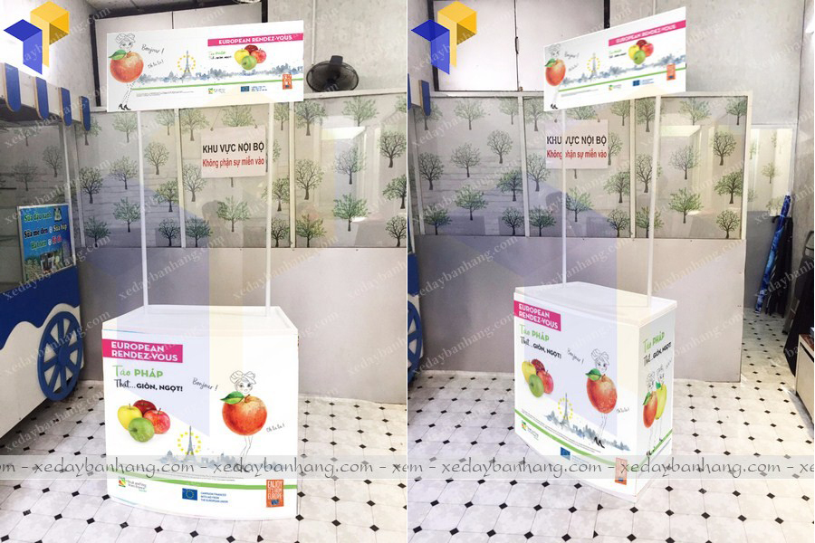 Sản xuất booth bán hàng